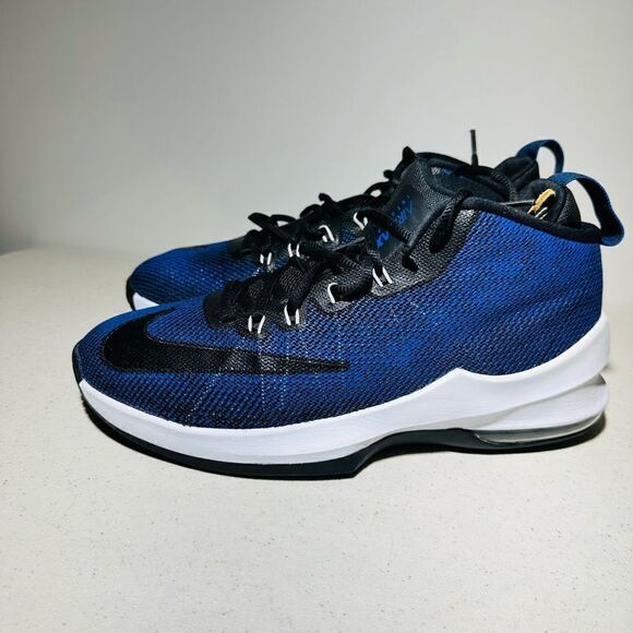 Nike Air Max Infuriate 8 Medium Mens Mid Basketball Shoe Navy - Picture 4 of 8
